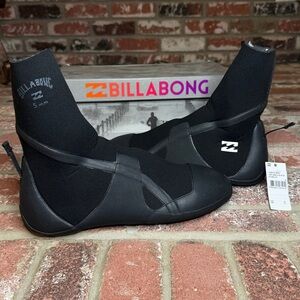 NWT Men’s Billabong Absolute Round Toe 5mm Neoprene Surf Boot/Booties, Size 9